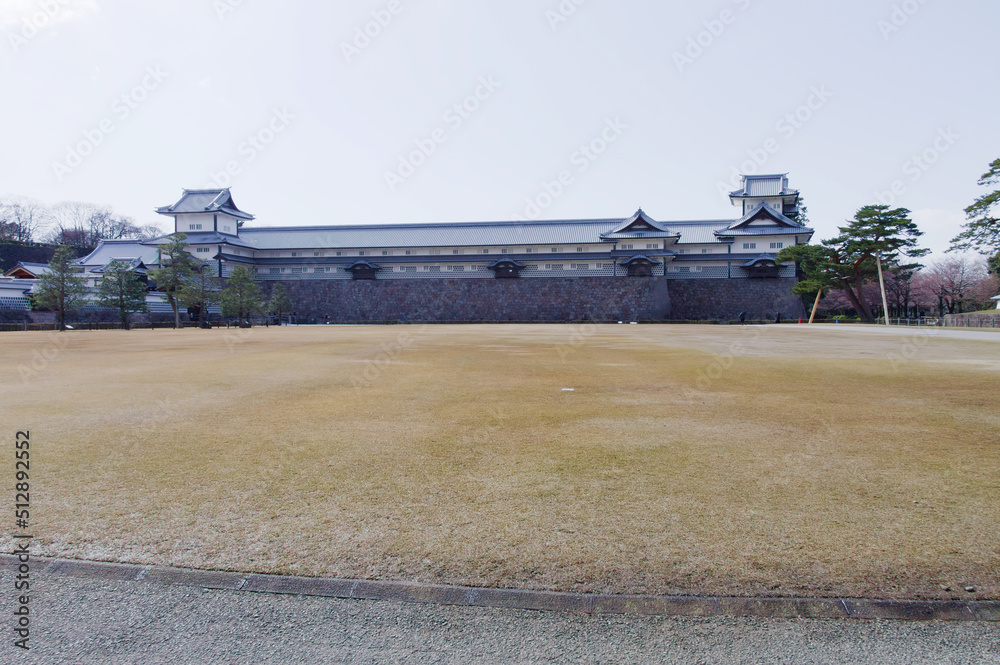 金沢城の春 金沢城の春