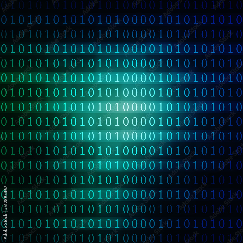 Binary Code Background, Digital Abstract technology background, flowing number one and zero text in binary code format in technology background. Internet Big data Concept Binary Code Background, Digital Abstract technology background, flowing number one and zero text in binary code format in technology background. Internet Big data Concept
