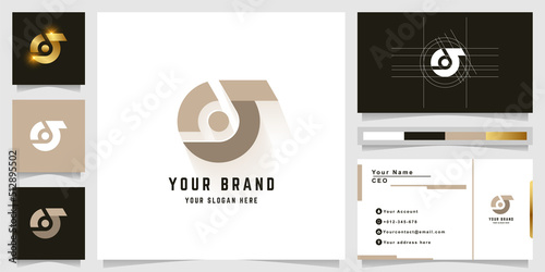 Letter OS or Oa monogram logo