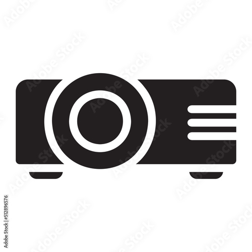 projector glyph icon photo