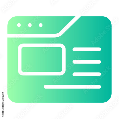 news feed gradient icon