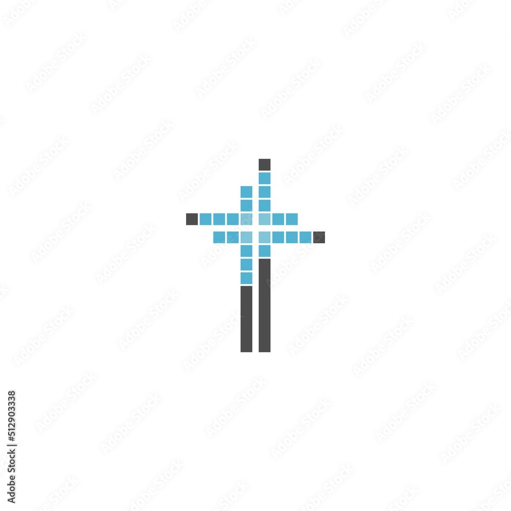 Obraz premium Church syimbol icon illustration