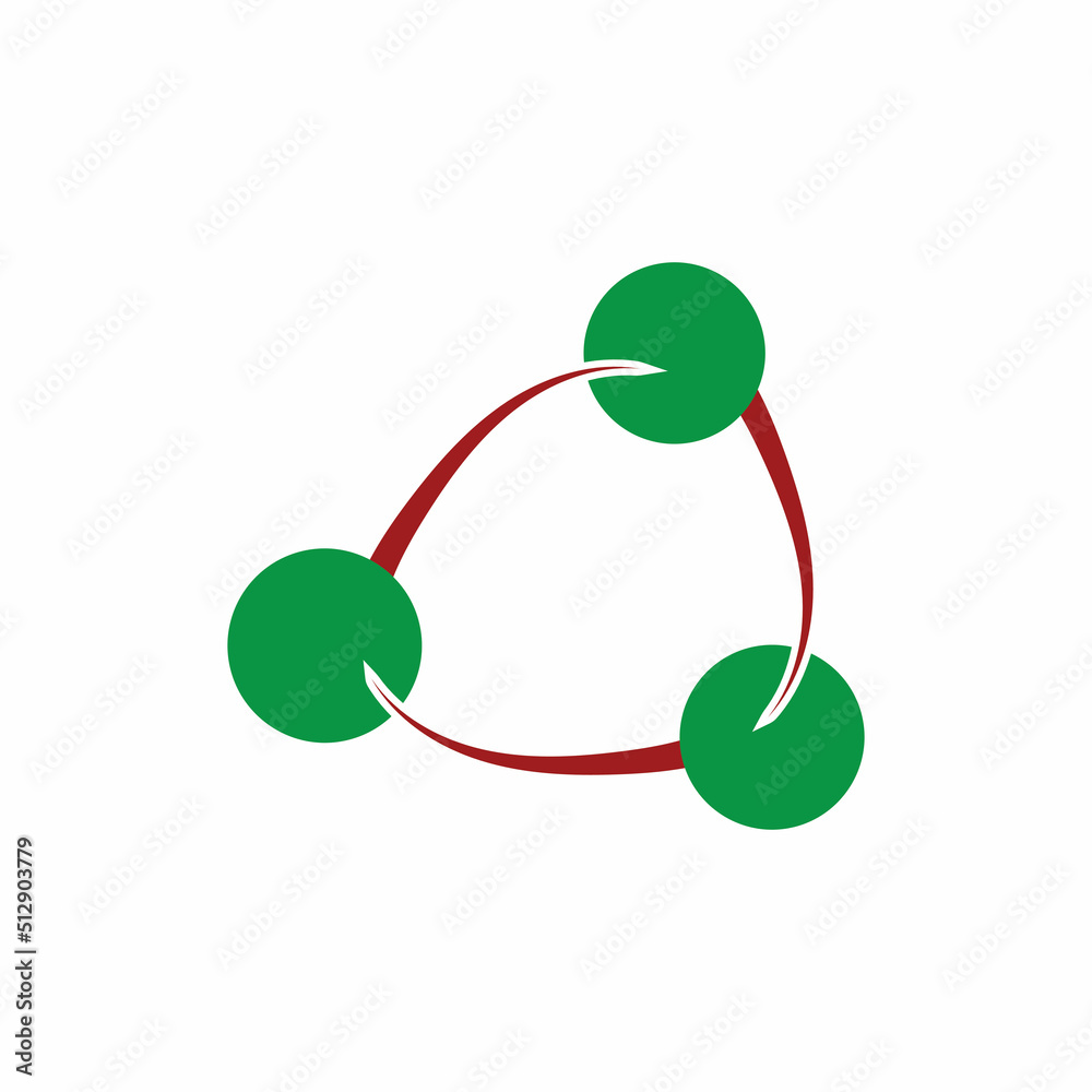 Molecule atom symbol logo template vector icon illustration Molecule atom symbol logo template vector icon illustration