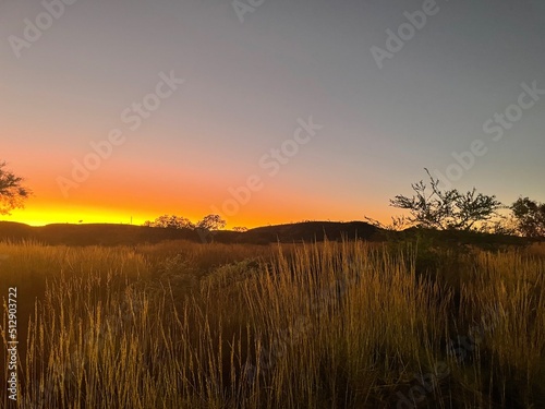 A sunrise in the Pilbara of Western Australia
