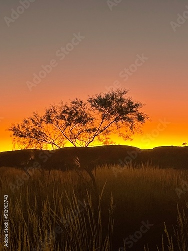 A sunrise in the Pilbara of Western Australia