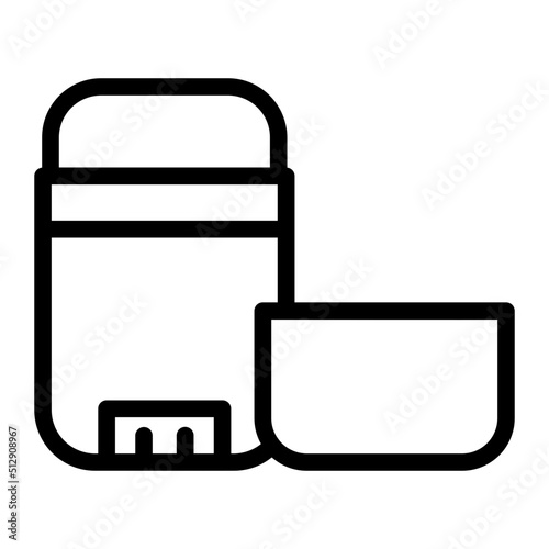 deodorant line icon