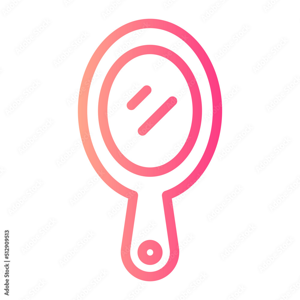 mirror gradient icon mirror gradient icon