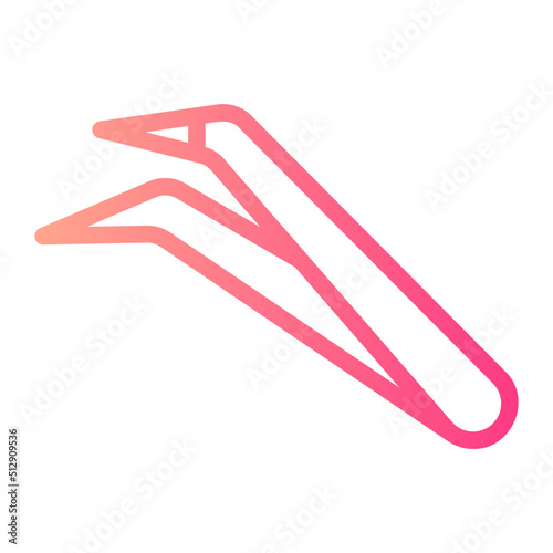 tweezers gradient icon