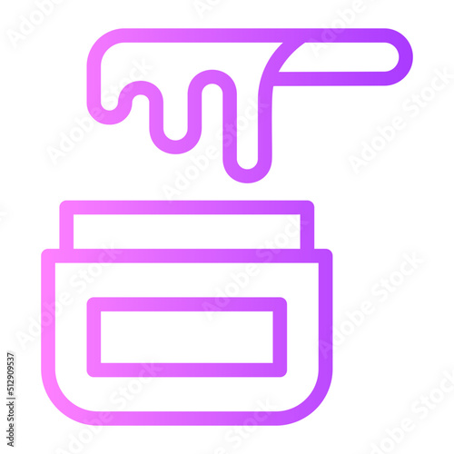 waxing gradient icon