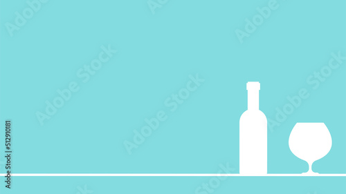 wine glass icon illustration isolated