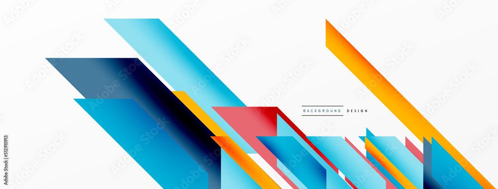 Dynamic lines background. Wallpaper for concept of AI technology, blockchain, communication, 5G, science, business and technology