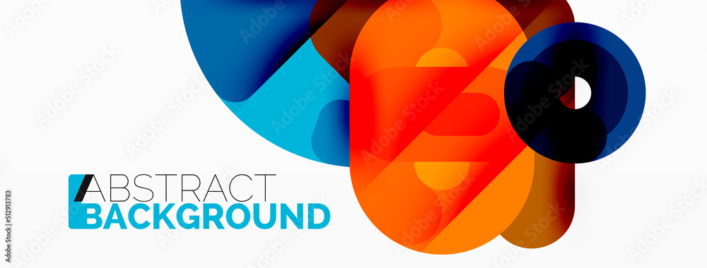 Creative geometric wallpaper. Circles, lines background. Business template for wallpaper, banner, background or landing Creative geometric wallpaper. Circles, lines background. Business template for wallpaper, banner, background or landing