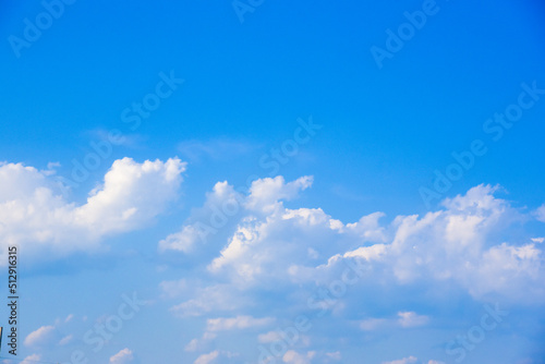  青い空と白い雲