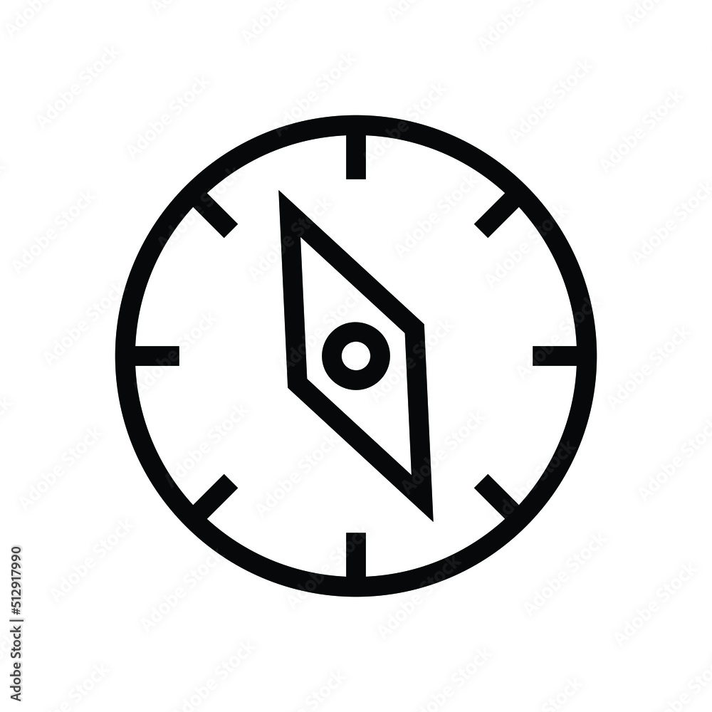 Navigation compass vector icon symbol design Navigation compass vector icon symbol design