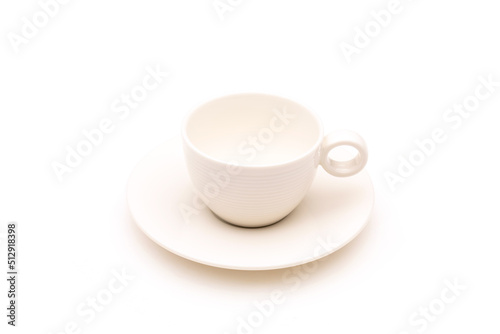 Wallpaper Mural White ceramic cup for coffee or tea isolated on white Torontodigital.ca