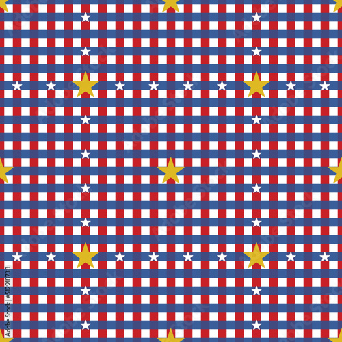 Star and grid pattern, seamless.