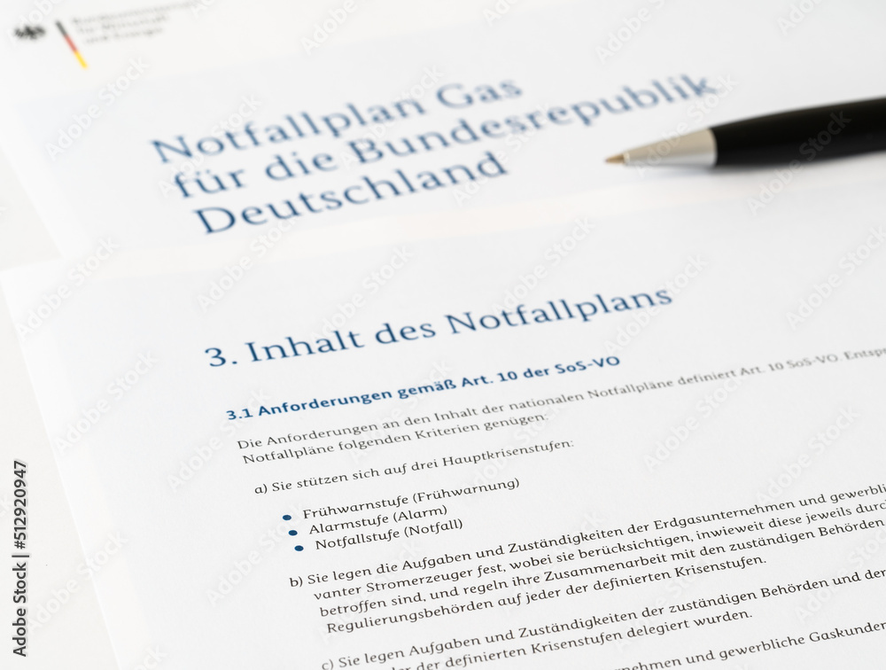 Notfallplan Gas Notfallplan Gas