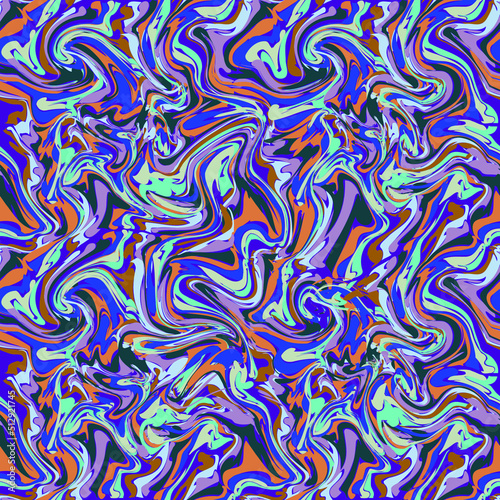 Seamless wave pattern. Colorful waves backdrop.