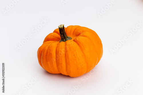 Creative Top view flat lay pumkin composition.