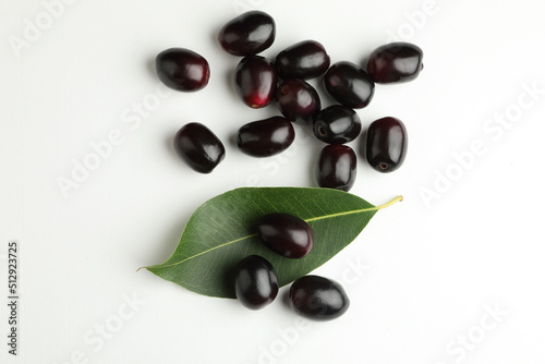 Jambul or Jamun (Syzygium cumini)  In Ayurveda, Jambul is found very helpful for diabetic patients. photo