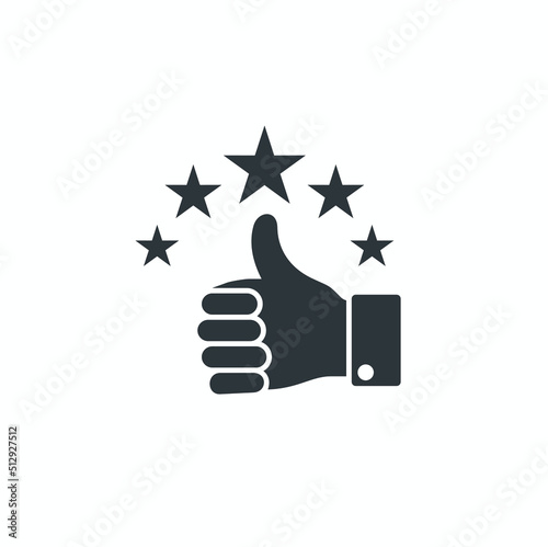 illustration of best choice, best choise symbol, vector art.