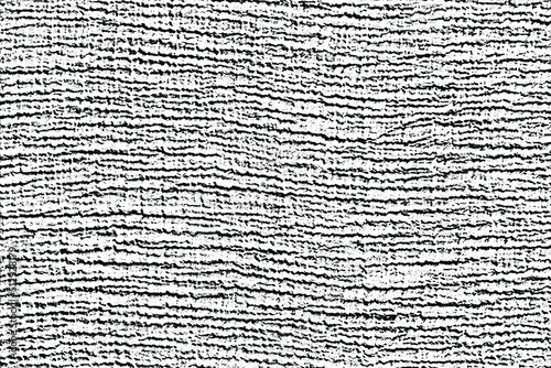 Grunge texture of a rough rag. Abstract monochrome background of coarse fabric.