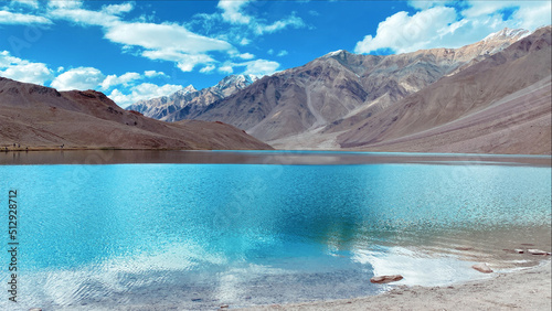 Lake in the mountains - Chandrataal Lake photo