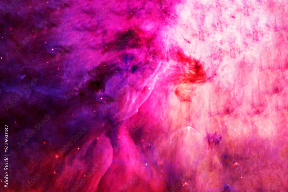 Beautiful space nebula. Elements of this image furnished by NASA