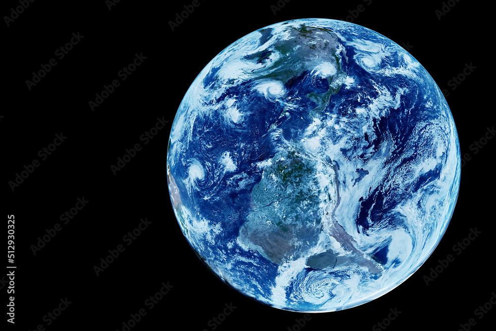 Planet Earth on a dark background. Elements of this image furnished by NASA Planet Earth on a dark background. Elements of this image furnished by NASA