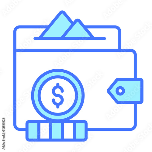 wallet Modern concepts design, vector illustration