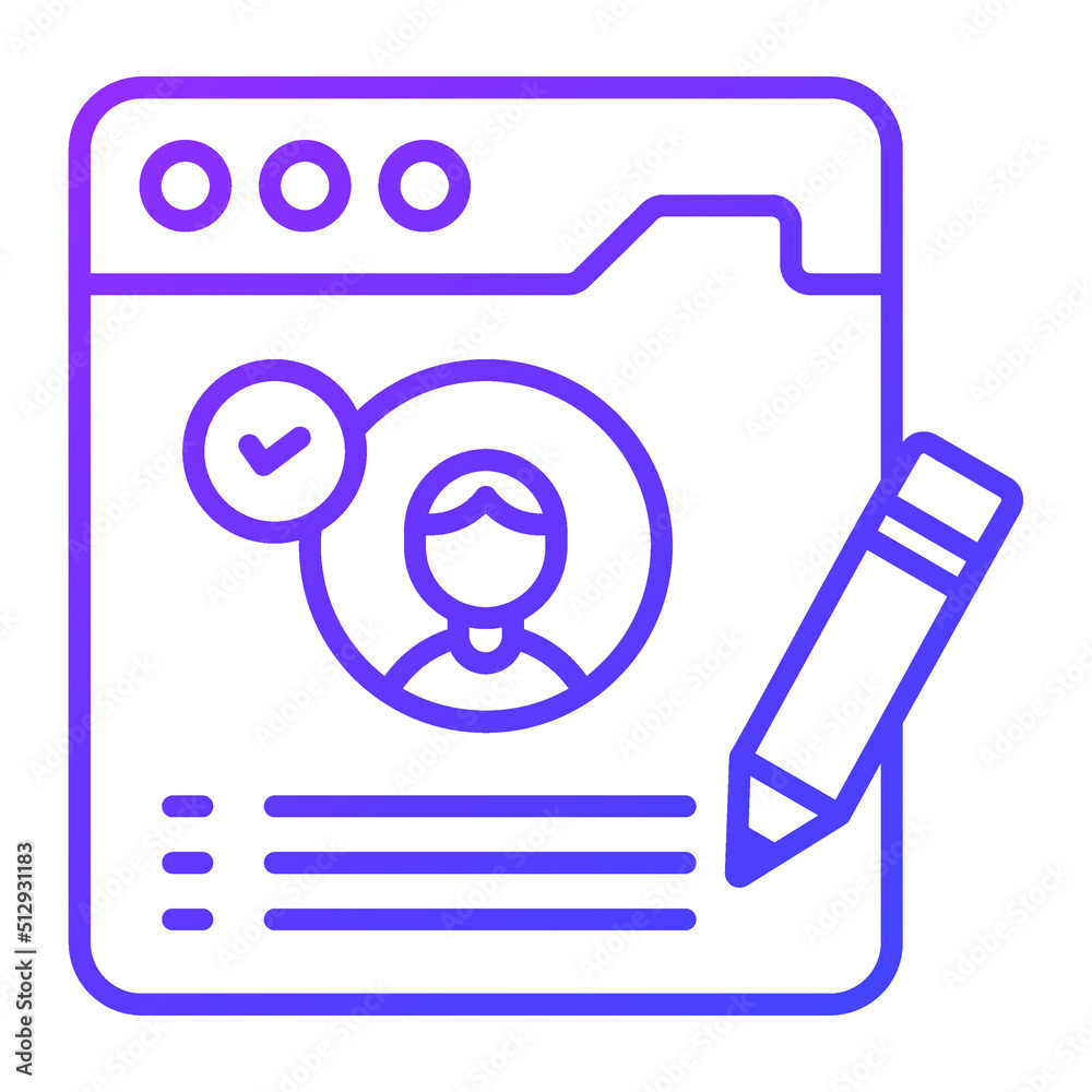 web account Modern concepts design, vector illustration web account Modern concepts design, vector illustration