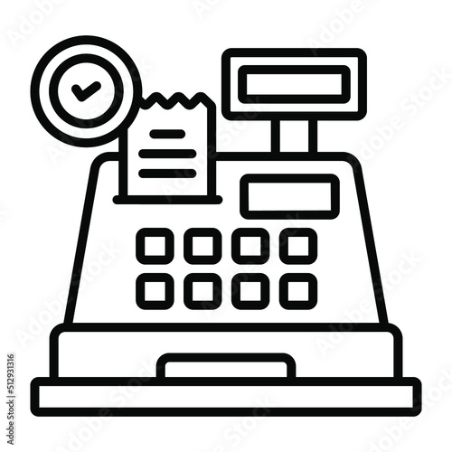 cash machine Modern concepts design, vector illustration