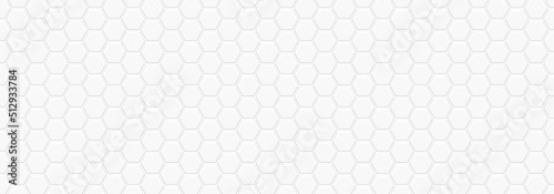 Embossed hexagon. Abstract honeycomb. Abstract tortoiseshell. Abstract football. Light grey background