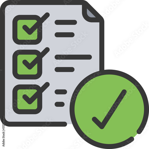 Completed Task List Icon