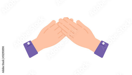 hand gesture. shake hands. friendship and forgiveness. tradition and Islam. Muslim. flat cartoon illustration. concept design