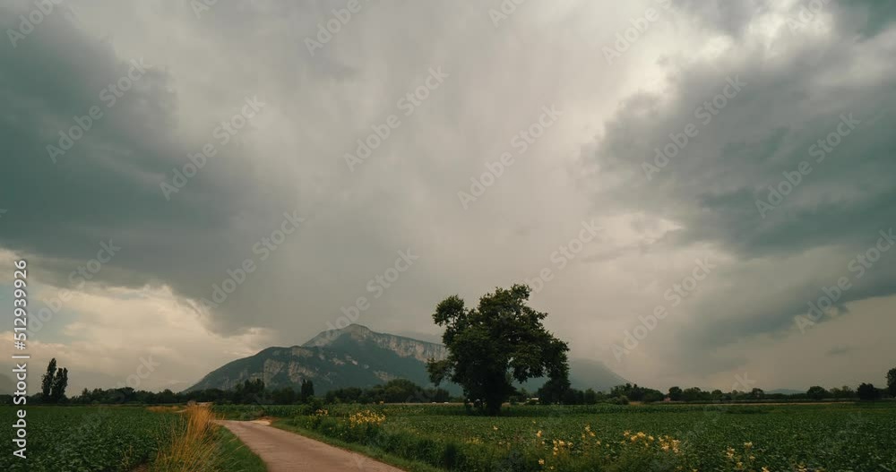 Timelaps en Isère avec vue sur le Vercors et la vallée de Grenoble