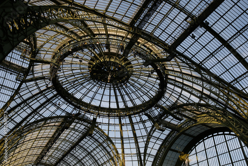 Grand Palais glass dome  Paris. France. 27.11.2016
