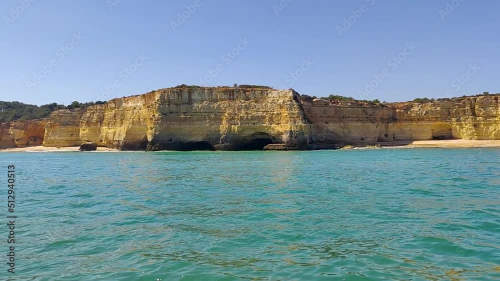 Caves of Algarve only reachable by water Caves of Algarve only reachable by water