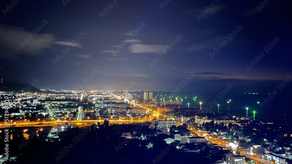 Naklejka premium city skyline