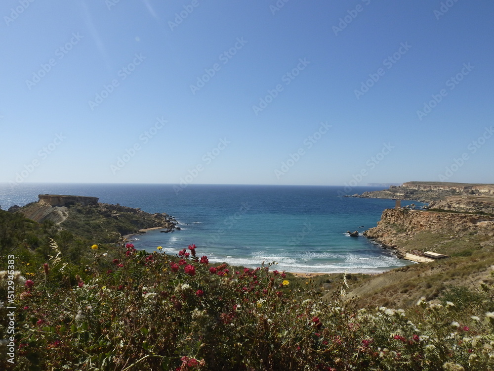 Malta island, spring