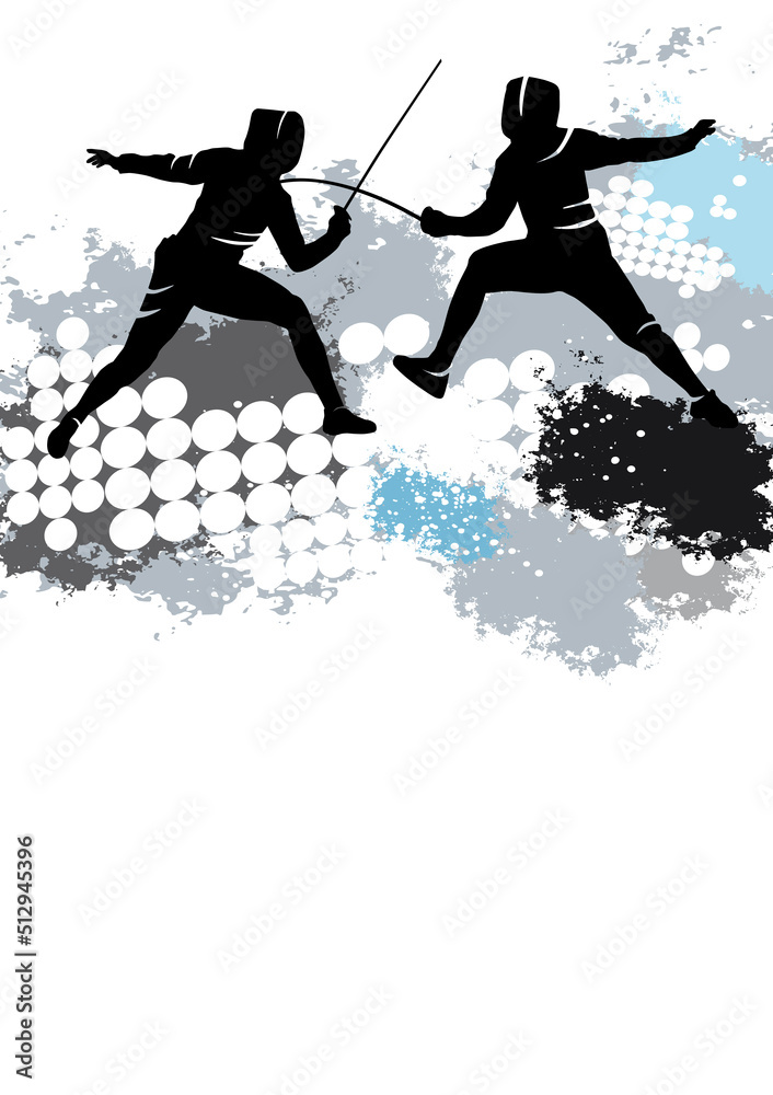Fototapeta premium Fencing sport - 107
