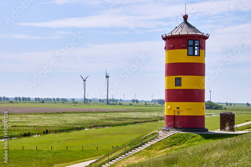 Pilsumer leuchtturm in Ostfriesland