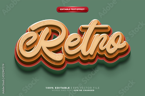 modern trend hype blue 3d logo mock up template Editable text Effect Style