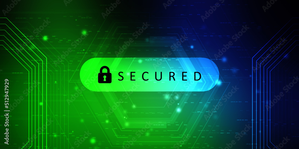 2d illustration Safety concept: Closed Padlock on digital background 2d illustration Safety concept: Closed Padlock on digital background