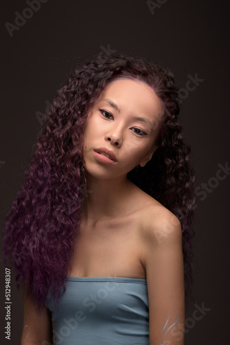 Portrait of young asian woman