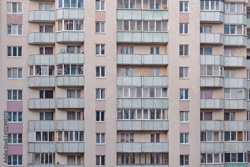 Detail of windows flats