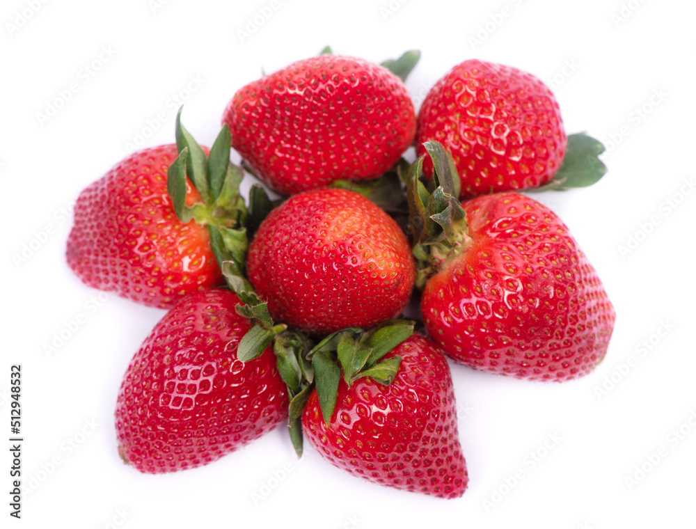 Group of natural ripe strawberries Group of natural ripe strawberries