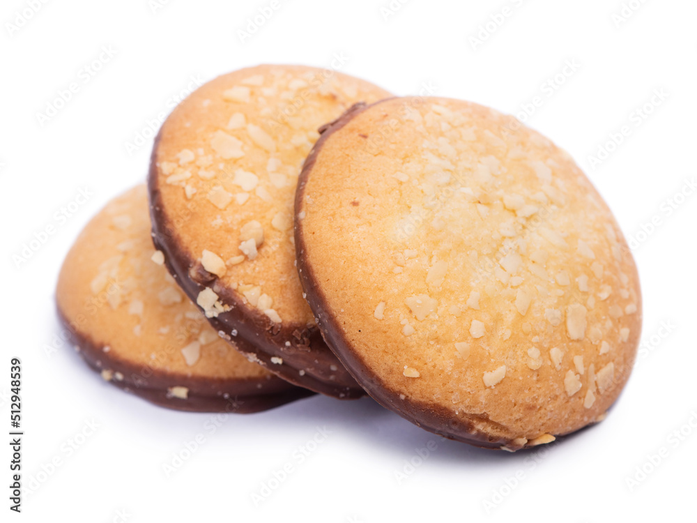 Group of chip cookies isolated Group of chip cookies isolated
