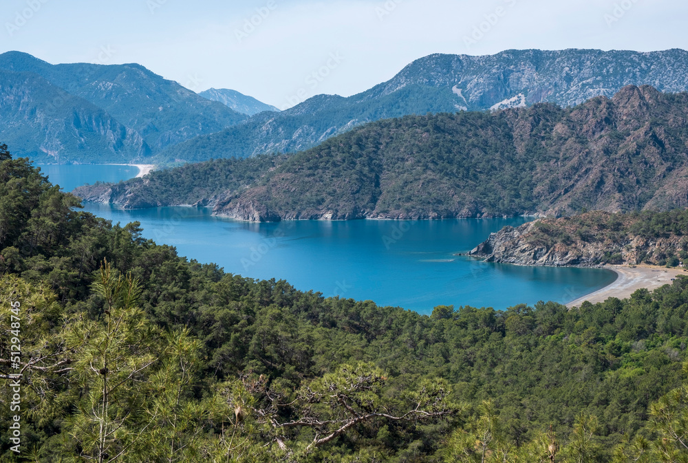 Lycian trail bay view