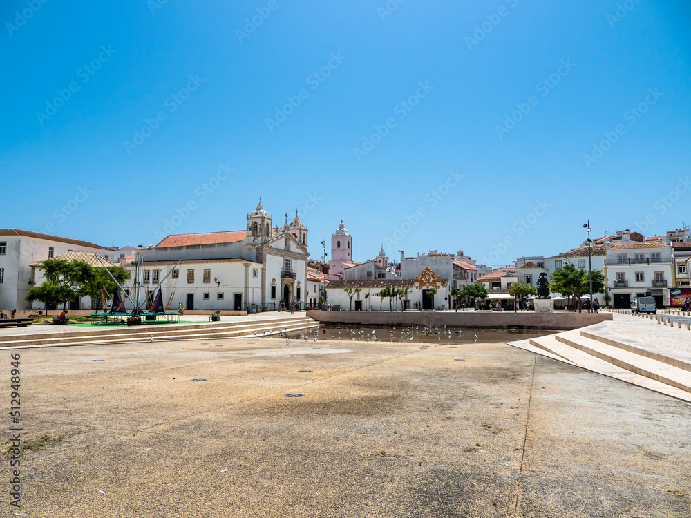 Church of Santa Maria in Republic Square, Lagos, Algarve, Portugal